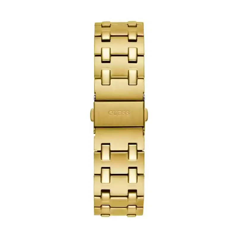 Guess Asset Green Sunray Dial Gold-tone Men's Watc- GW0575G2